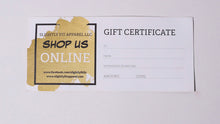 Cargar imagen en el visor de la galería, GIFT CERTIFICATE