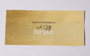 GIFT CERTIFICATE